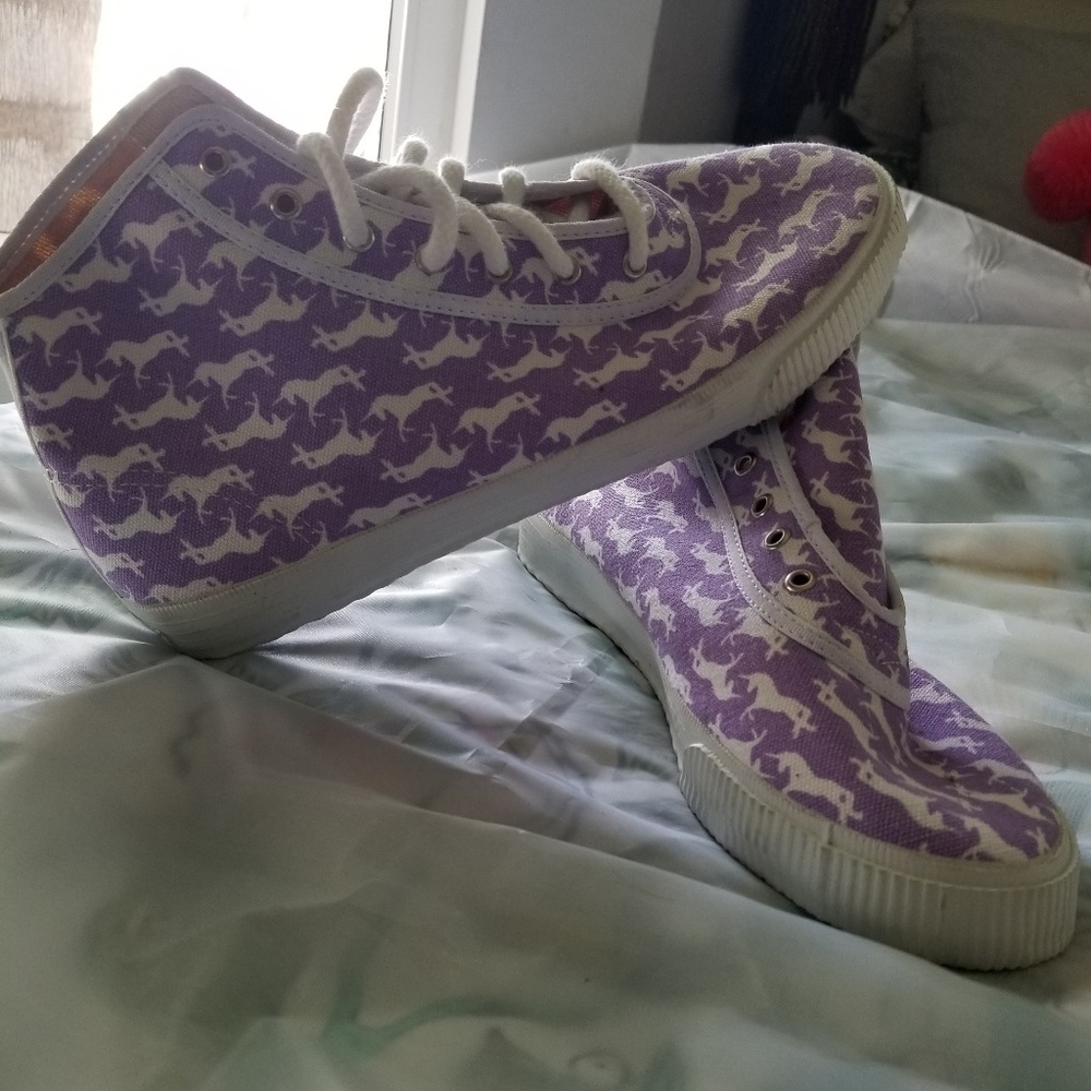 Purple Unicorn Shoes